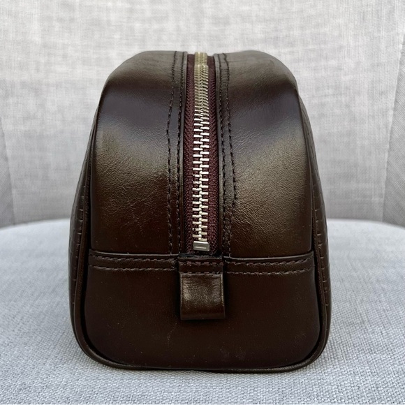 Gianni Versace Unisex Cosmetic Case Toiletry Bag Brown - Picture 2 of 8